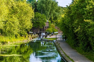 Path by the canal in Dudley